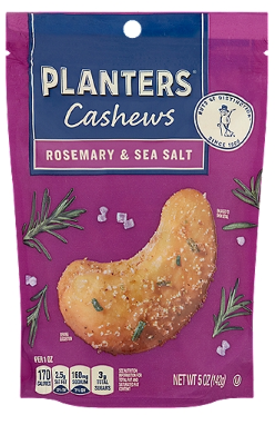 Planters Rosemary & Sea Salt Cashews, 5 oz