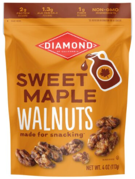 Diamond of California Sweet Maple Walnuts, 4 oz