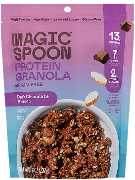Magic Spoon Dark Chocolate Almond Protein Granola, 8 oz