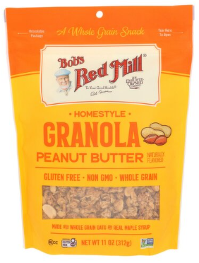 Bob's Red Mill Peanut Butter Homestyle Granola, 11 oz