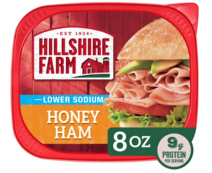 Hillshire Farm Ultra Thin Sliced Lower Sodium Honey Ham Sandwich Meat, 8 oz