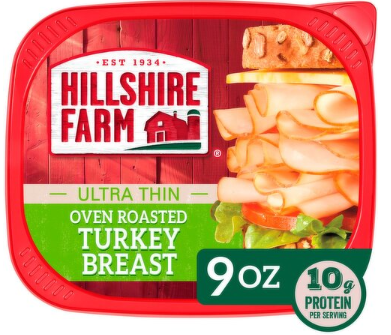 Hillshire Farm Ultra Thin Sliced Oven Roasted Turkey Breast Sandwich Meat, 9 oz