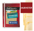 Sargento Sliced Muenster Natural Cheese, 11 count, 8 oz