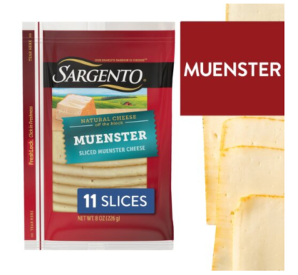 Sargento Sliced Muenster Natural Cheese, 11 count, 8 oz