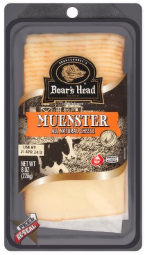 Boar's Head Muenster All Natural Cheese, 8 oz