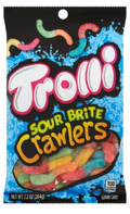 Trolli Sour Brite Crawlers Gummi Candy, 7.2 oz