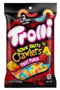 Trolli Sour Brite Crawlers Fruit Punch Gummi Candy, 7 oz