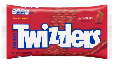 Twizzlers Strawberry Twists Candy, 16 oz