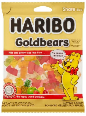 Haribo Goldbears Gummy Candy Share Size, 5.29 oz