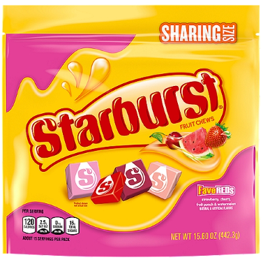 STARBURST FaveReds Fruit Chews Chewy Candy