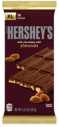 Hershey's Milk Chocolate with Almonds XL, 16 count, 4.25 oz