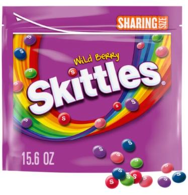Skittles Wild Berry Bite Size Candies Sharing Size, 15.60 oz