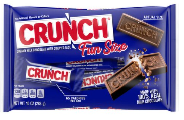 Crunch Creamy Milk Chocolate with Crisped Rice Fun Size, 10 oz