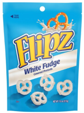 Flipz White Fudge Covered Pretzels, 7.5 oz