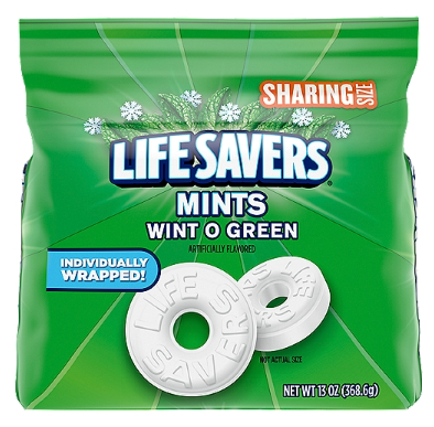 LIFE SAVERS Wint-O-Green Breath Mints Hard Candy
