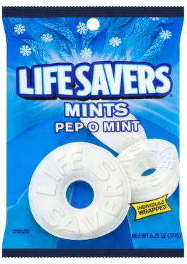 Life Savers Pep O Mint Mints, 6.25 oz