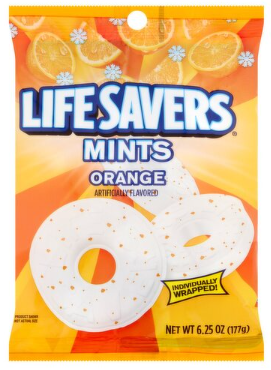 Lifesavers Orange Mints, 6.25 oz