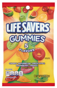Life Savers 5 Flavors Gummies, 7 oz