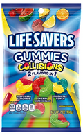 LIFE SAVERS Gummy Candy, Collisions, 7 oz Bag