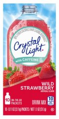 Crystal Light Wild Strawberry Drink Mix, 0.11 oz, 10 count