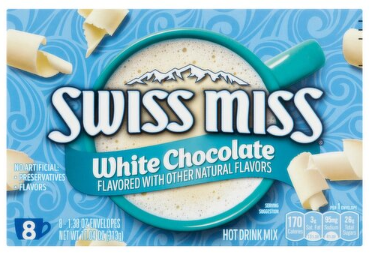 Swiss Miss White Chocolate Hot Drink Mix, 1.38 oz, 8 count