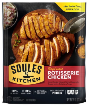 Soules Kitchen Rotisserie Chicken Breast Strips, 8 oz