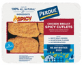Perdue Spicy Chicken Breast Cutlets, 4 count, 12 oz