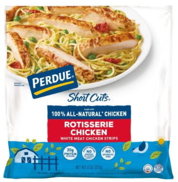 Perdue Short Cuts Rotisserie Chicken White Meat Chicken Strips, 8 oz