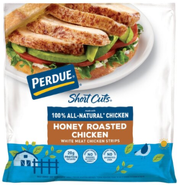 Perdue Short Cuts Honey Roasted Carved Chicken Breast Skinless with Rib Meat, 8 oz