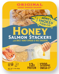 Honey Smoked Fish Honey Salmon Stackers, 3 oz., 3 pk